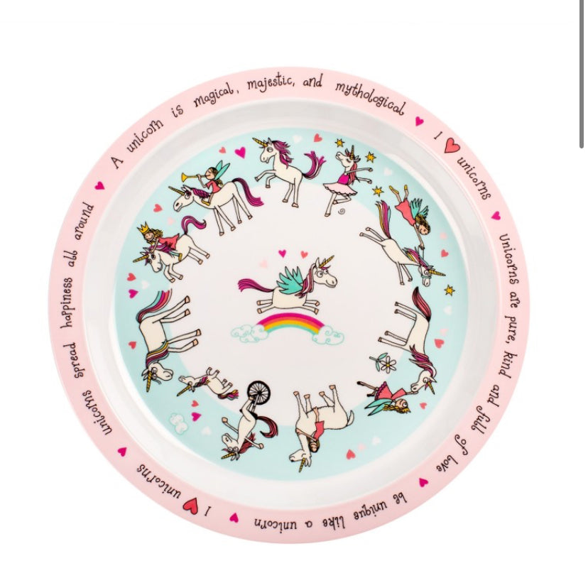 Tyrrell Katz Unicorn Melamine Plate