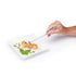 MasterClass Stainless Steel 21cm Curved Plating Tongs