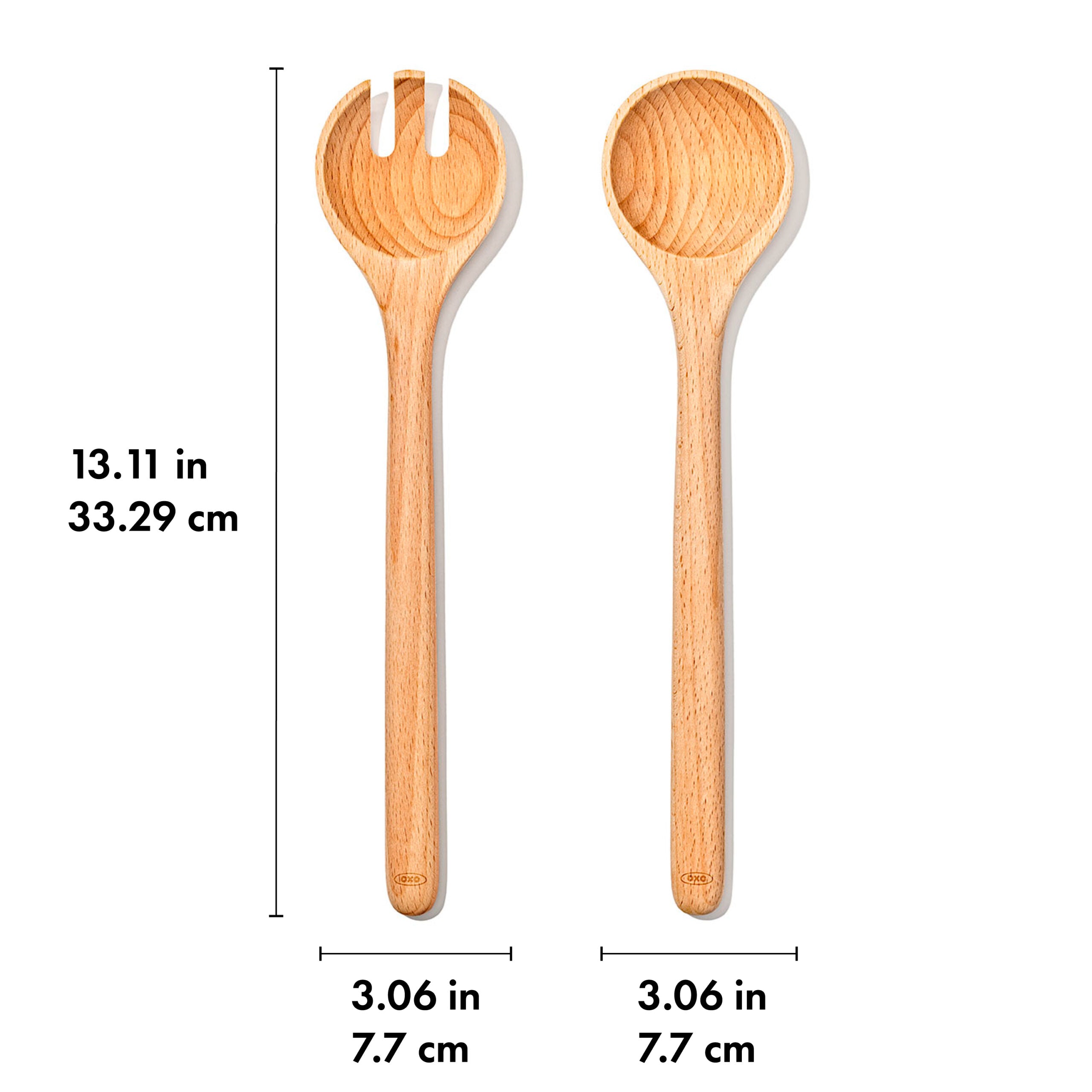 Oxo Good Grips Beechwood Salad Servers – 2-Piece Set