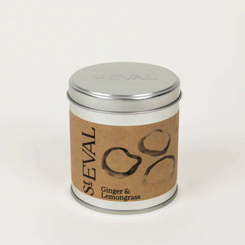 St Eval Ginger & Lemongrass Scented Tin Candle