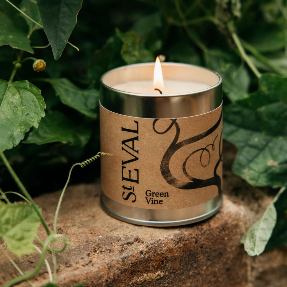 St Eval Green Vine, Scented Tin Candle