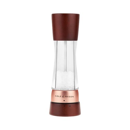 Cole & Mason Derwent Chestnut Rose Gold 190mm Salt Mill