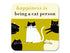 Repeat Repeat New Happiness Cat Person Coaster Olive