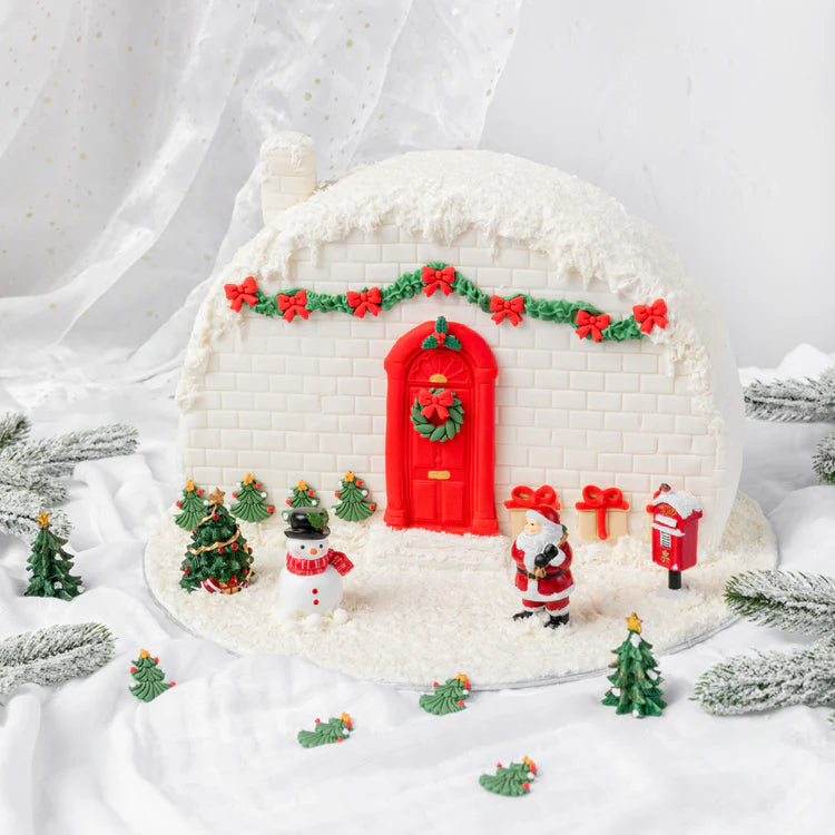 Christmas Snowman Resin Cake Toppers