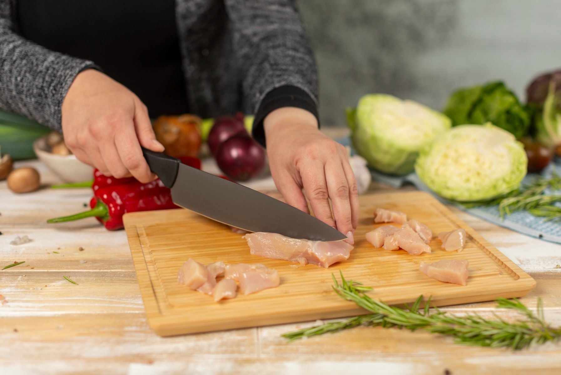 Kuhn Rikon ICED Essentials Knife Set 3pc (Paring, Chef's knife 20cm, Bread Knife)