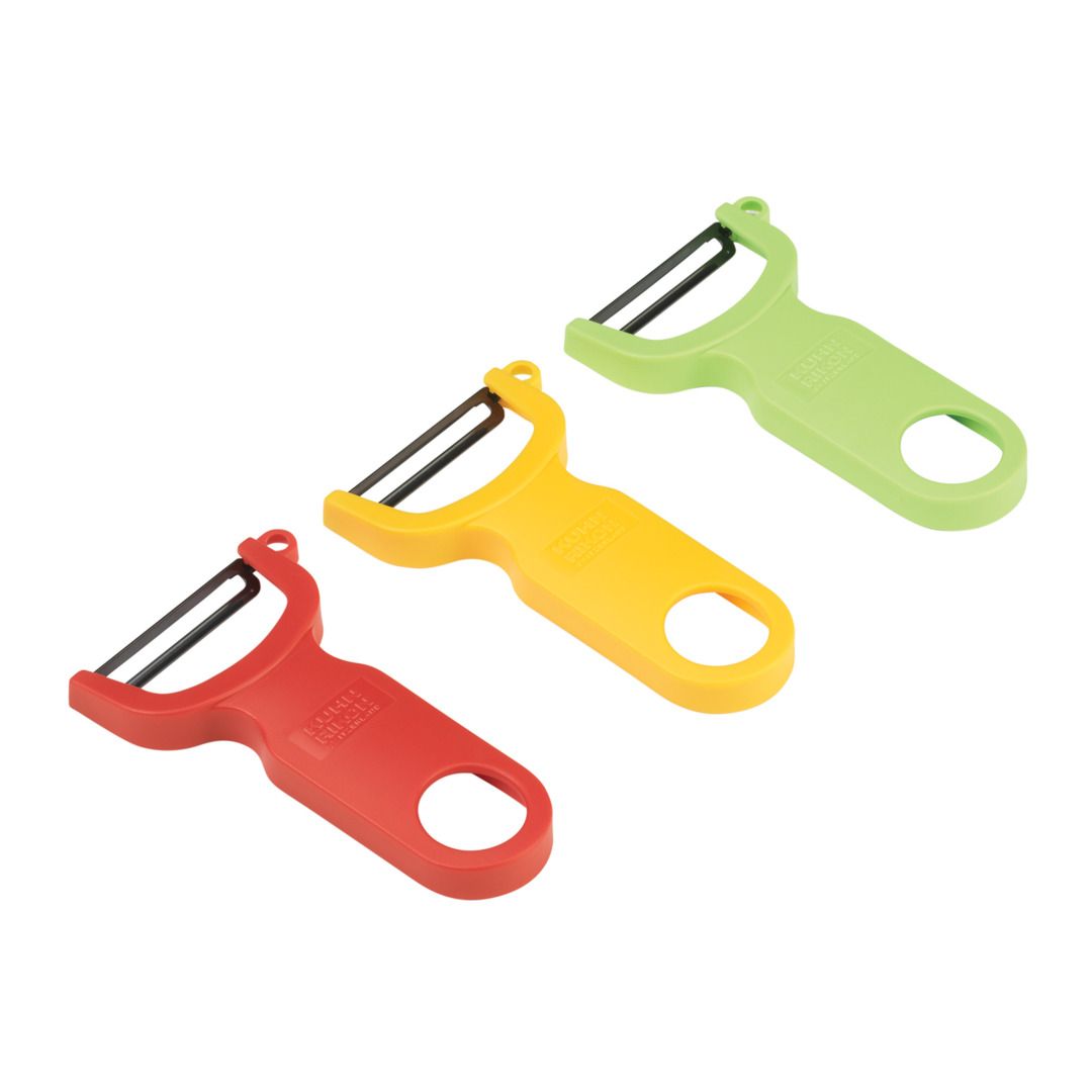 Kuhn Rikon SWISS Peeler Set 3pc yellow/red/green