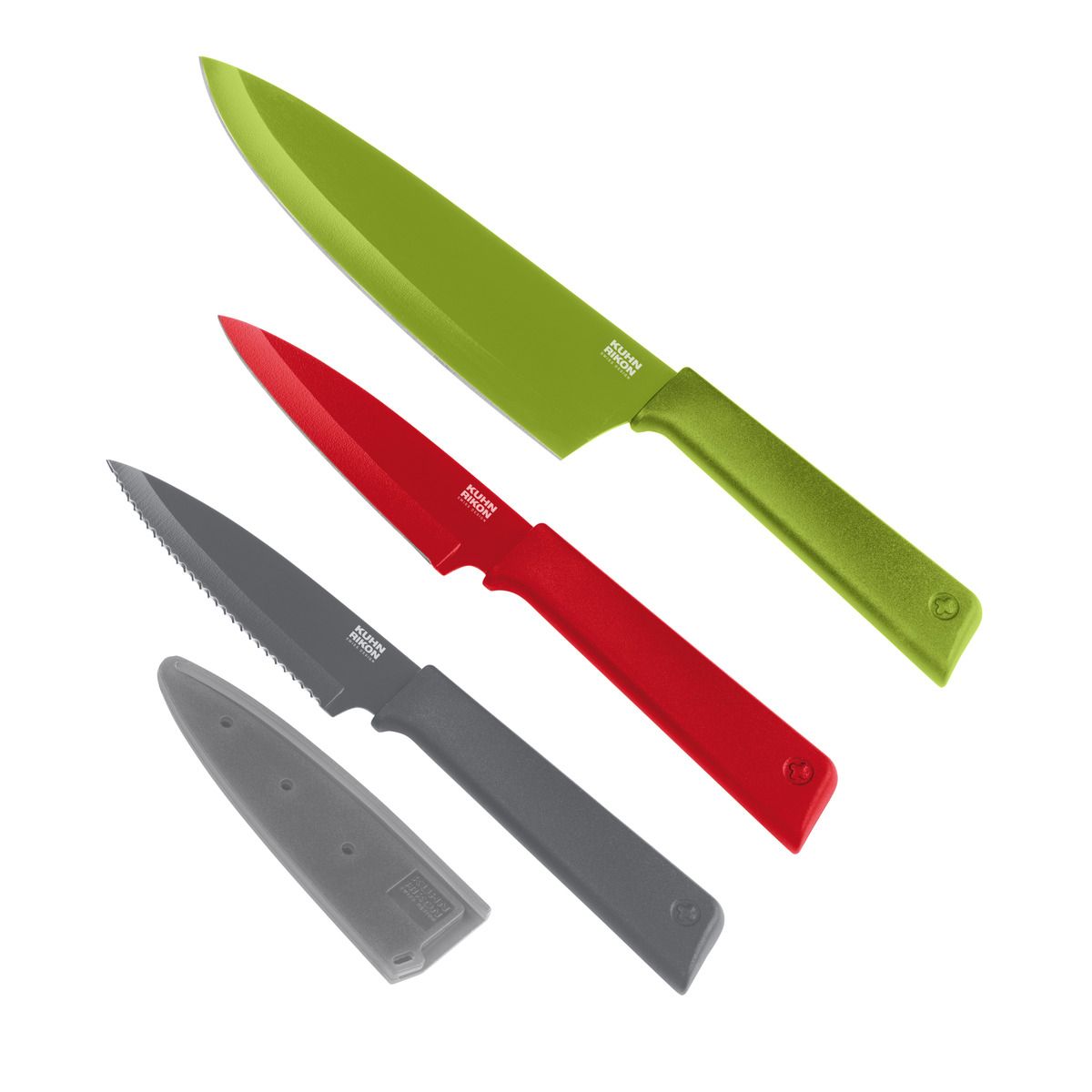 Kuhn Rikon COLORI®+ Culinary Knife Set 3pc