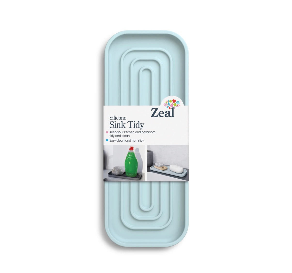 Zeal Kitchen & Bathroom Silicone Sink Tidy (Available in 4 Colours)