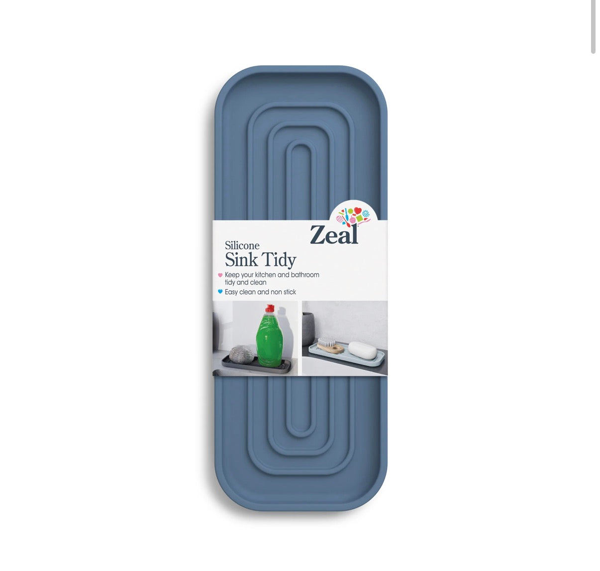 Zeal Kitchen & Bathroom Silicone Sink Tidy (Available in 4 Colours)
