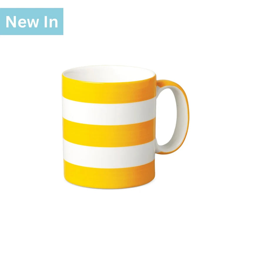 WM BARTLEET & SONS 1 Pint Mug, Hand Decorated, Stripe (Available in 8 Colours)