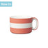 WM BARTLEET & SONS Wide Mug, Hand Decorated, Stripe (Available in 8 Colours)