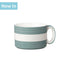 WM BARTLEET & SONS Wide Mug, Hand Decorated, Stripe (Available in 8 Colours)