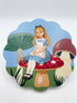 Bean & Bemble New Scallop Coaster, Alice