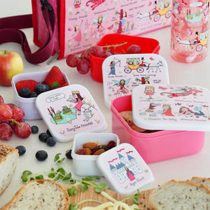 Tyrell Katz Set of 4 Princess Snack Boxes for Kids