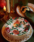 Emma Bridgewater New Festive Pomegranate Medium Dinner Plate, 8.5 Inch