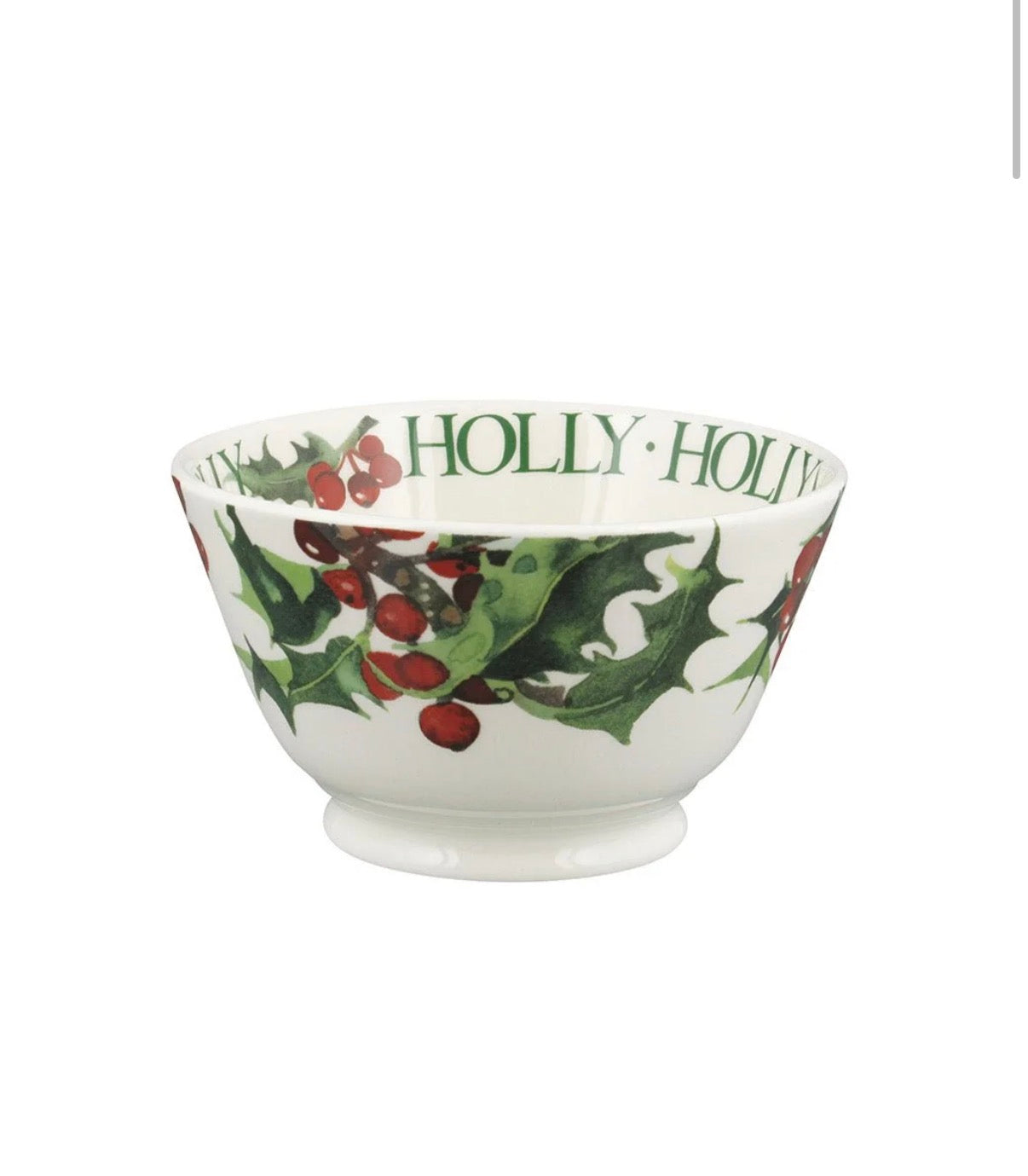 Emma Bridgewater Holly Small Old Bowl