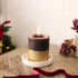 St Eval Sacred Forest Gold-Dipped Pillar Candle
