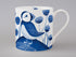 Indigo Collection Fine Bone China Mugs | 4 Bird Designs by Repeat Repeat 350ml