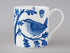 Indigo Collection Fine Bone China Mugs | 4 Bird Designs by Repeat Repeat 350ml
