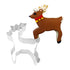 Reindeer Tin-Plated Cookie Cutter 10.2cm (4")