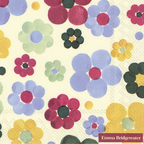 Emma Bridgewater POLKA FLORAL Lunch Napkins