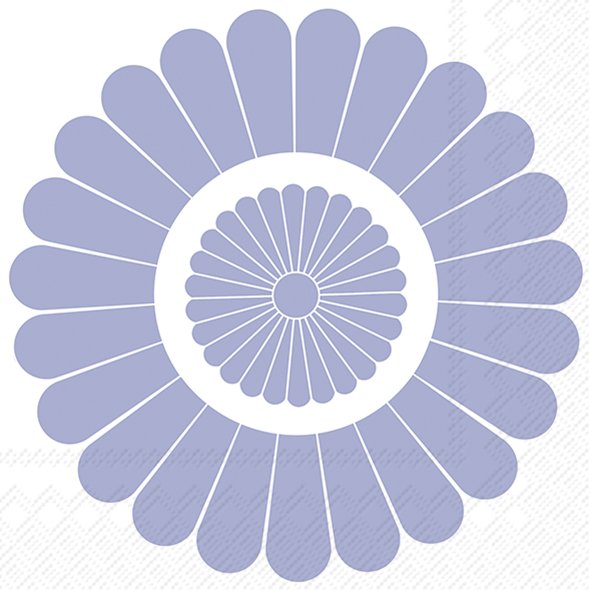 FLEUR (V&B) Blue Lunch Napkins