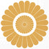 FLEUR (V&B) Yellow Lunch Napkins
