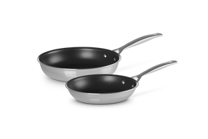 Le Creuset 3ply Stainless Steel Non-Stick 2-piece Frying Pan Set 20cm and 24cm