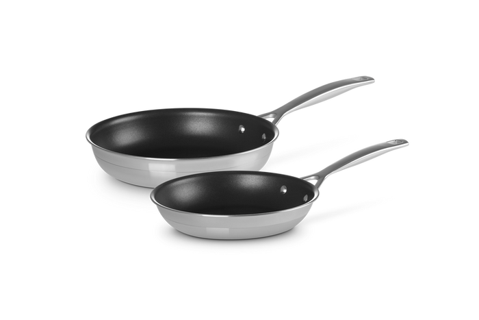 Le Creuset 3ply Stainless Steel Non-Stick 2-piece Frying Pan Set 20cm and 24cm