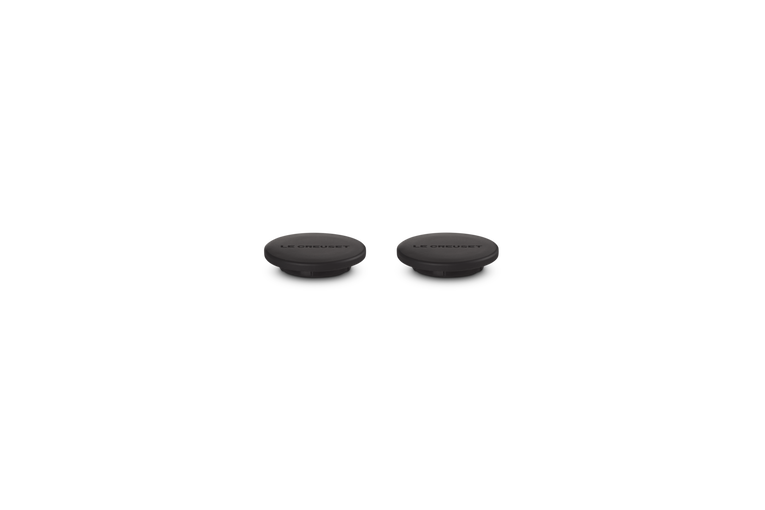 Le Creuset Set of 2 Silicone Mill Caps Black Onyx