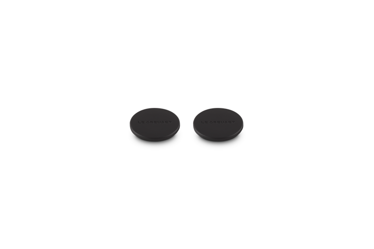 Le Creuset Set of 2 Silicone Mill Caps Black Onyx