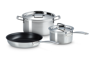 Le Creuset 3-ply Stainless Steel 3-piece Cookware Set