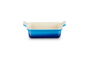 Le Creuset Stoneware Heritage Rectangular Dish Azure Blue 19 CM / 1.1L