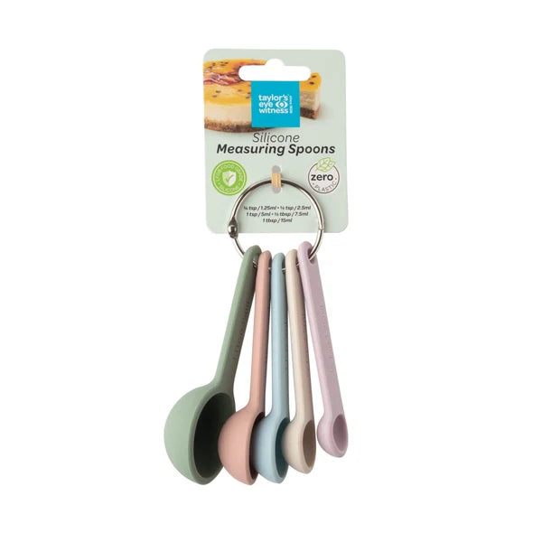 Taylor's Eye Witness 5-Piece Silicone Measuring Spoon Set