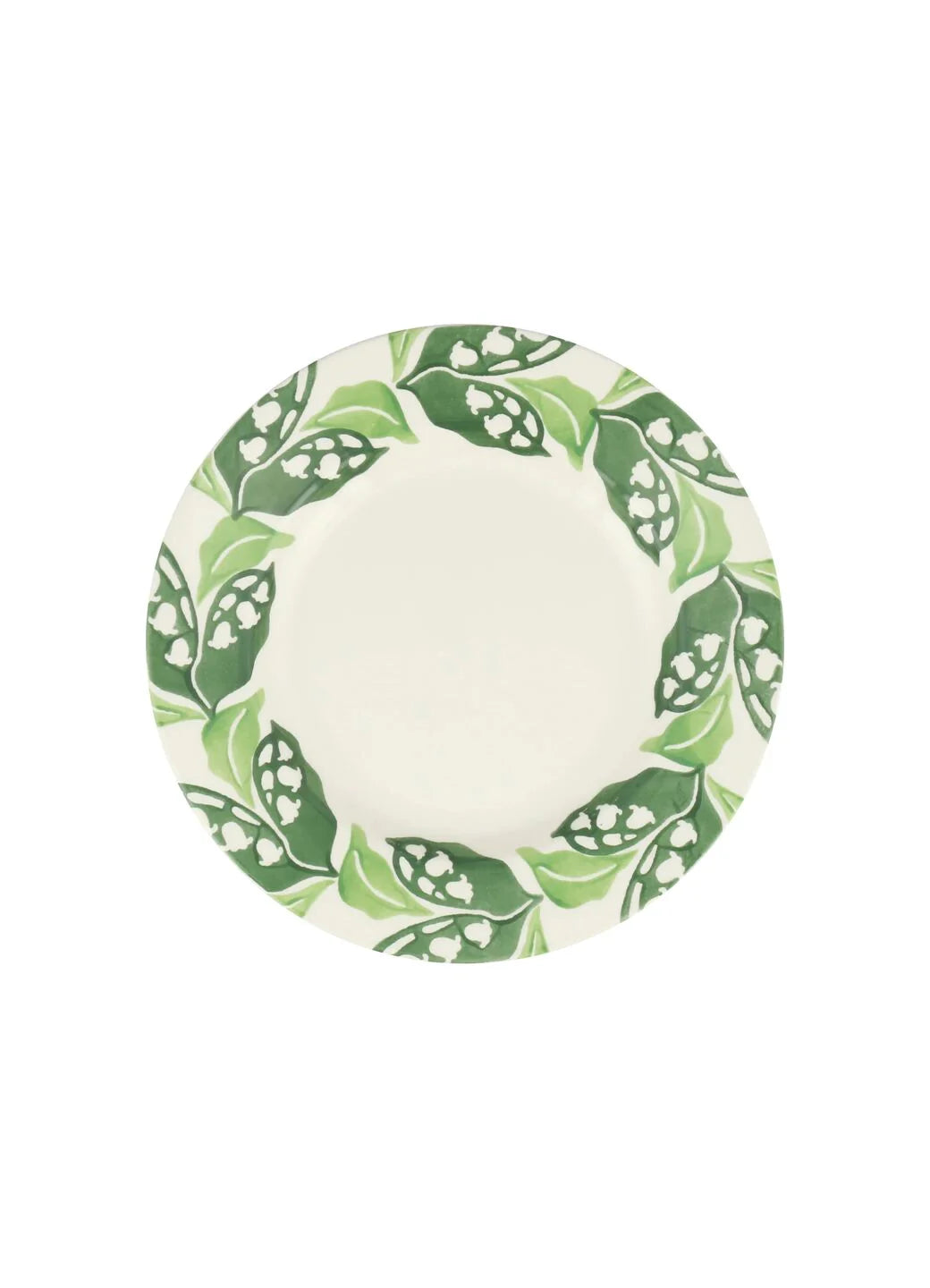 Emma Bridgewater NEW Lily Of The Valley Medium Dinner Plate, 8.5 Inch
