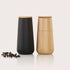 Adhoc Scape Salt & Pepper Mill Set in Black & Oak Wood