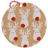 Glick Reindeer Kraft Xmas Gift Tags Pk of 18