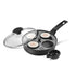 Prestige 9 X Tougher: Non-Stick Egg Poacher Frying Pan & Lid - 20cm