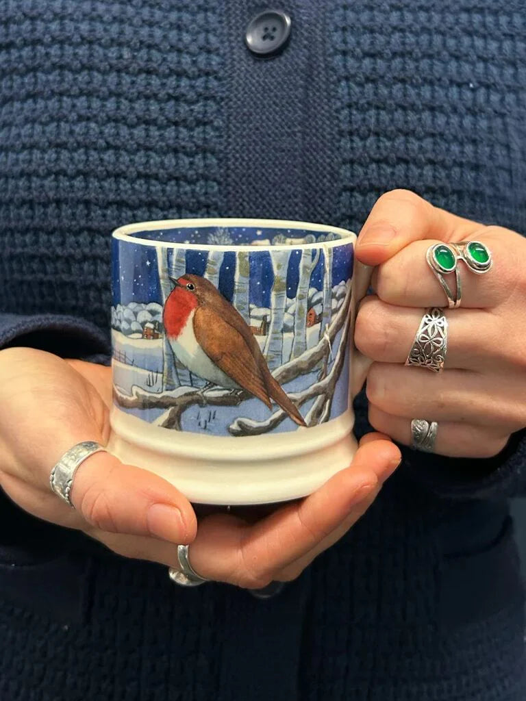 Emma Bridgewater New Midnight Robin Small Mug