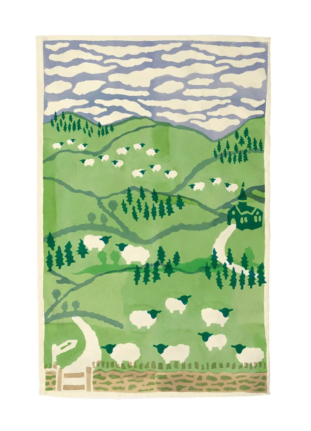 Emma Bridgewater New Mountain Sheep Tea Towel