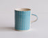 Musango Sgrafitto Stripe Demi Mug (Available in 7 Colours)