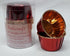 Red Foilcraft Stand Alone Muffin Case (Pack of 12)