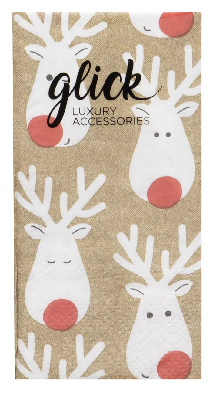 Glick Terrific Reindeer Pocket Tissues