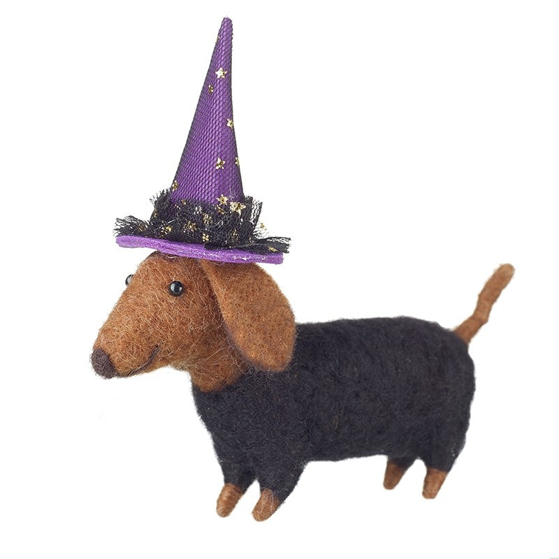 Heaven Sends Felt Halloween Sausage Dog