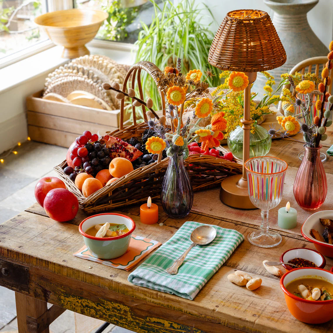 Talking Tables New Flameless LED Tealight Candle - Orange