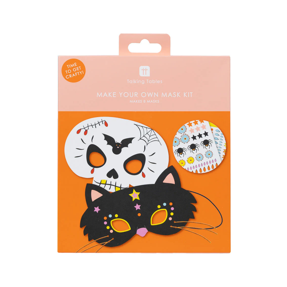 Talking Tables Halloween Mask Making Kit - 8 Pack