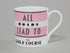 Repeat Repeat All Roads Pavilion Golf Mug Pink