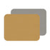 Freeform Mustard and Grey Flexi Faux Leather Placemats Set of 2