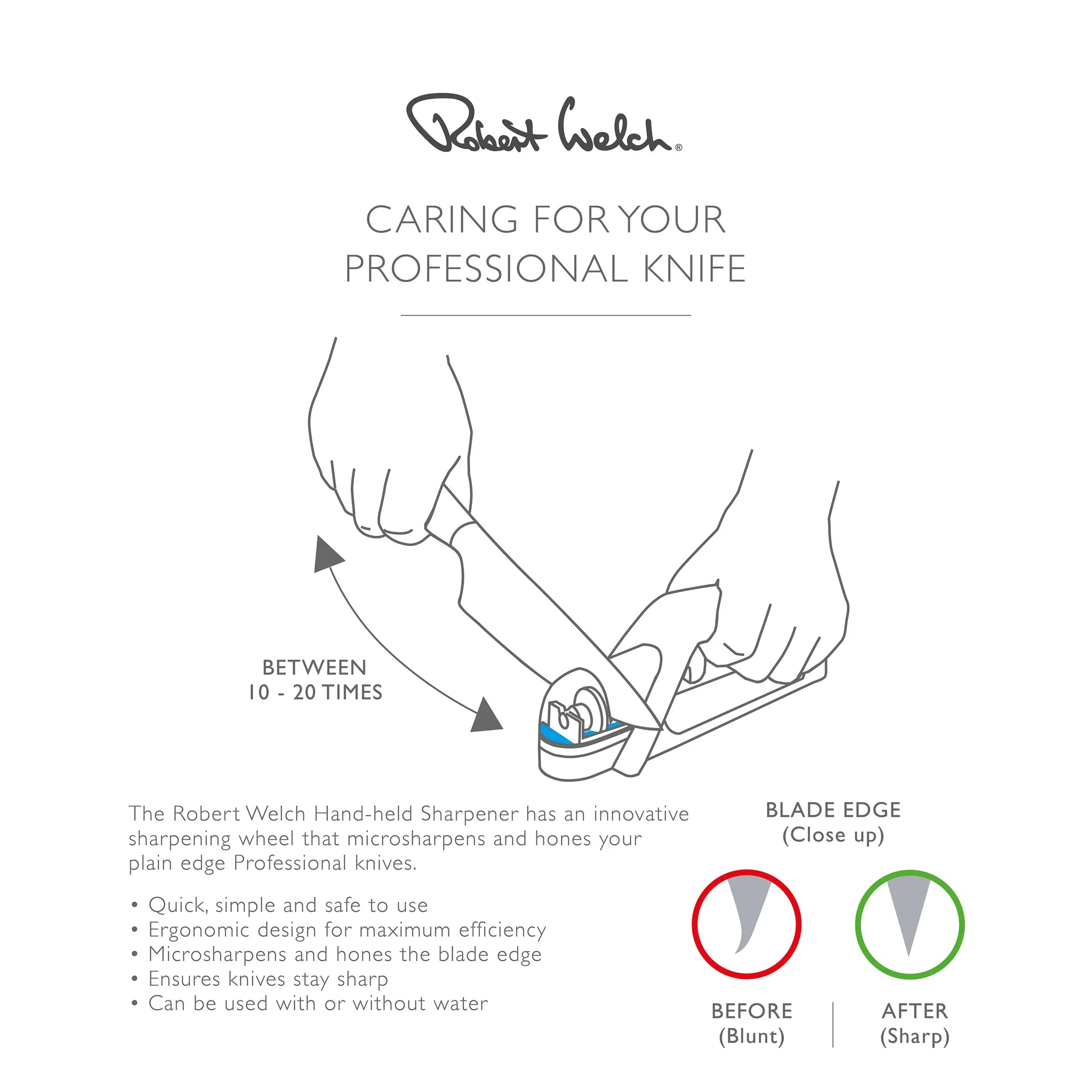 Robert Welch Professional Vegetable / Paring Knife 9cm