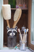 Quail Raccoon Utensil Pot